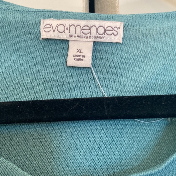 New York and Company Eva Mendez line periwinkle blue cardigan size XL - Picture 2 of 4